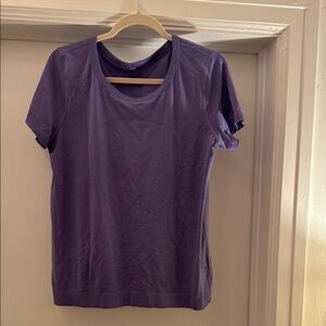 Lululemon Purple Relaxed Swiftly short sleeve top